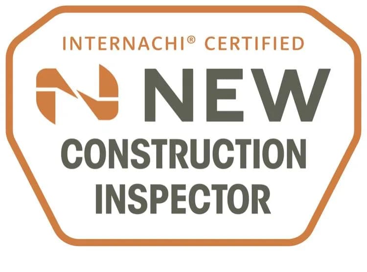 InterNACHI Certified New Construction Inspector badge